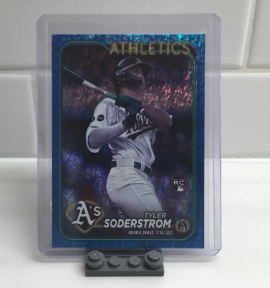 2024 Topps Update Series - Debut Tyler Soderstrom #US116 Blue Holofoil /999 (RC)