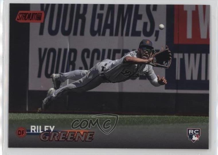 2023 Topps Stadium Club Red Foil Riley Greene #3 0m4x