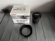 Canon EF-S 10-22mm f/3.5-4.5 USM Weitwinkelzoomobjektiv neuwertig OVP Rechnung