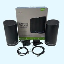 ARRIS Surfboard mAX AXE6600 W161 Tri-Band Mesh Wi-Fi 6E System #BU2105 (TC)