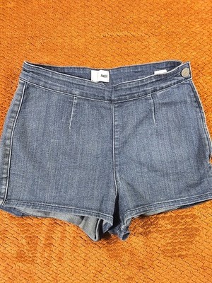 $60 Amuse Society Vice Shorts NWT Sz 27 Blue Denim Womens Juniors Side Zip 