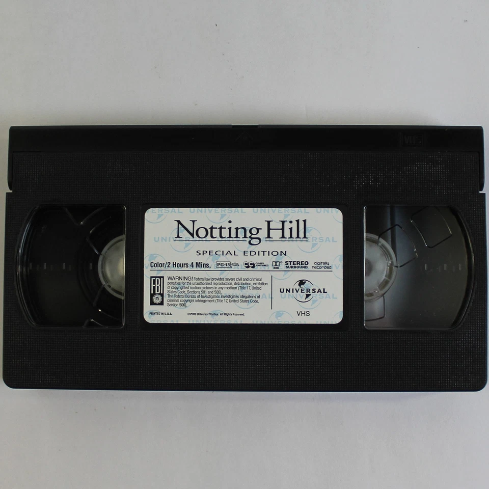 Notting Hill Special Edition VHS Tape Julia Roberts Hugh Grant - Good Condition - Image 4 of 4