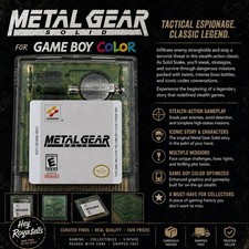 Konami Metal Gear Solid Nintendo Game Boy Color NTSC-U/C E Cartridge Only