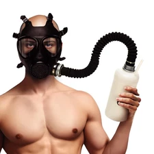 Master Series Inhaler Gas Mask with Bottle for Beginners, Men, Women, & Couples.