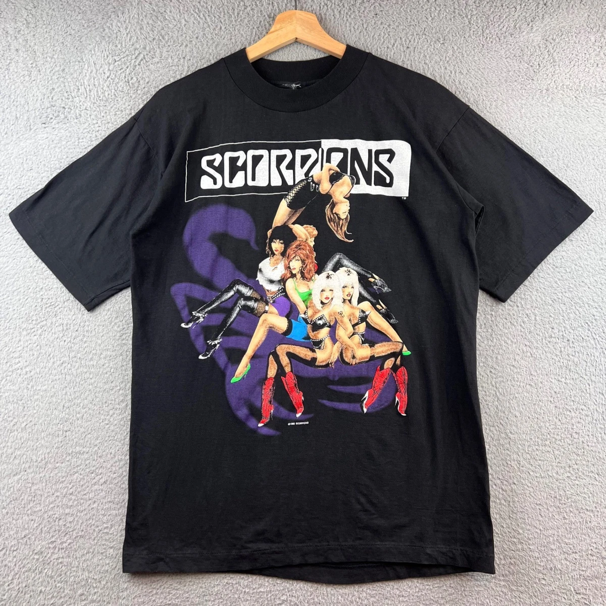 Scorpions Tour T Shirt In Men's T-Shirts for sale | eBay
