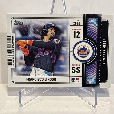 2026 Topps Series 1 BTP-10 - Francisco Lindor Big Ticket Player - Mets