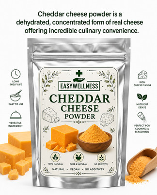 Cheddar Cheese Powder Rich Creamy Flavor for Popcorn Pasta Snacks & Sauce