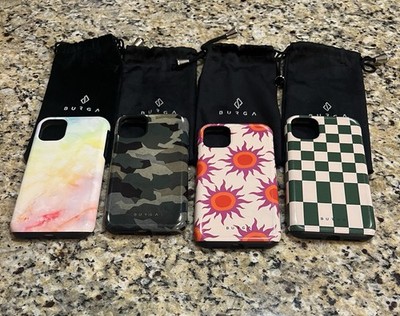 Burga iPhone 11 Pro Set of 4 Cases With Storage Bags - Styles in Description 