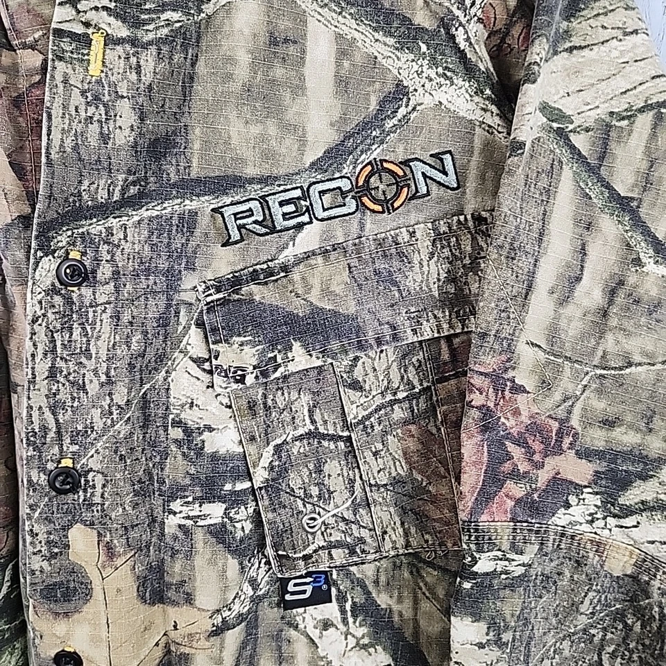 Camisa Scent Shield Para Hombres Grande Break Up Infinity Camuflada S3 Ripstop Capa de Caza Foto 2 de 4