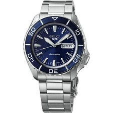 Seiko Men's 5 Sports SKX Automatic Blue Dial Watch - SRPK97K1 NEW