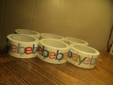 ebay 2" Wide Carton Tape/Package Tape 75 Yards per Roll  6 Rolls  Factory Sealed