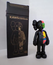 KAWS Companion Dissected Black Figure 8” Open Edition Medicom Toy w/ Box