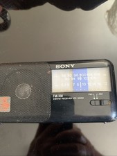 Sony ICF-350W 2 Band FM/AM Portable 2 Band Radio Receiver Tested Working