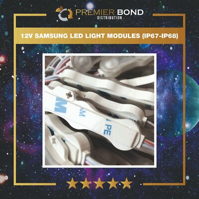 20 STCK. - 12 V Samsung LED-LICHTMODULE (IP67-IP68)