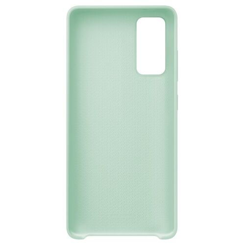 Oryginalny silikonowy pokrowiec Samsung Galaxy S20 FE etui ochronne jasnozielony DE - Zdjęcie 3 z 5