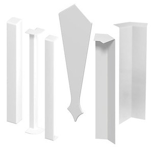 Fascia Board Trims Straight Connector And 90 135 Deg Corner Joints