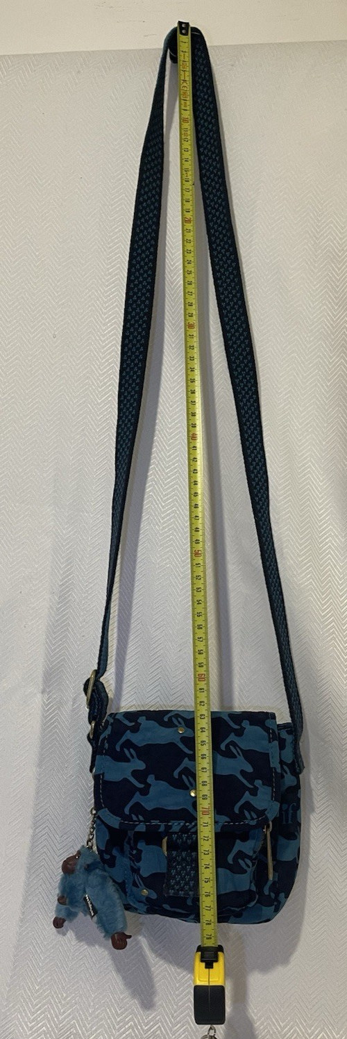 KIPLING Azure Blue 'Rabbit' Pattern Shoulder Bag … - image 18