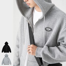 Felpa Con Cappuccio Da Uomo Casual Con Zip Aperta Giacche Sportive