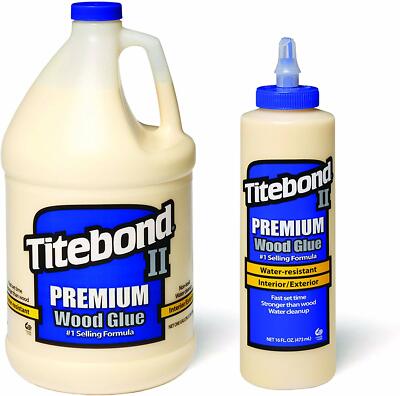 Titebond Premium Holzleim wetterfest D3 1 Gallon, 3,8 L + 473 ml