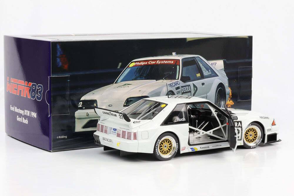 WERK83 1/18 フォード マスタング 5.0 #22 DTM 1994 1:18 Ford Mustang GT 5.0 #22 Ruch Motorsport DTM 1994 Gerd