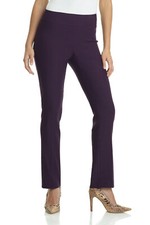 Rekucci Women's Ease Into Comfort Straight Leg Pant With Tummy Control