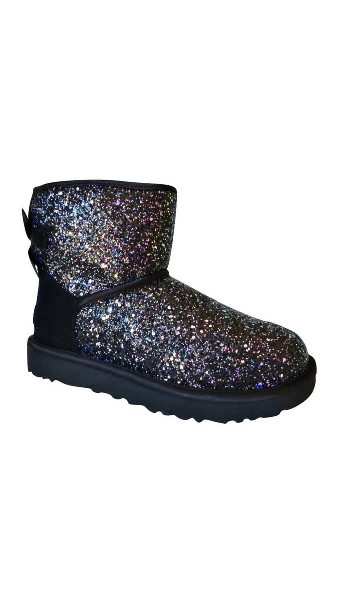 Ugg sparkle bow shop mini boot