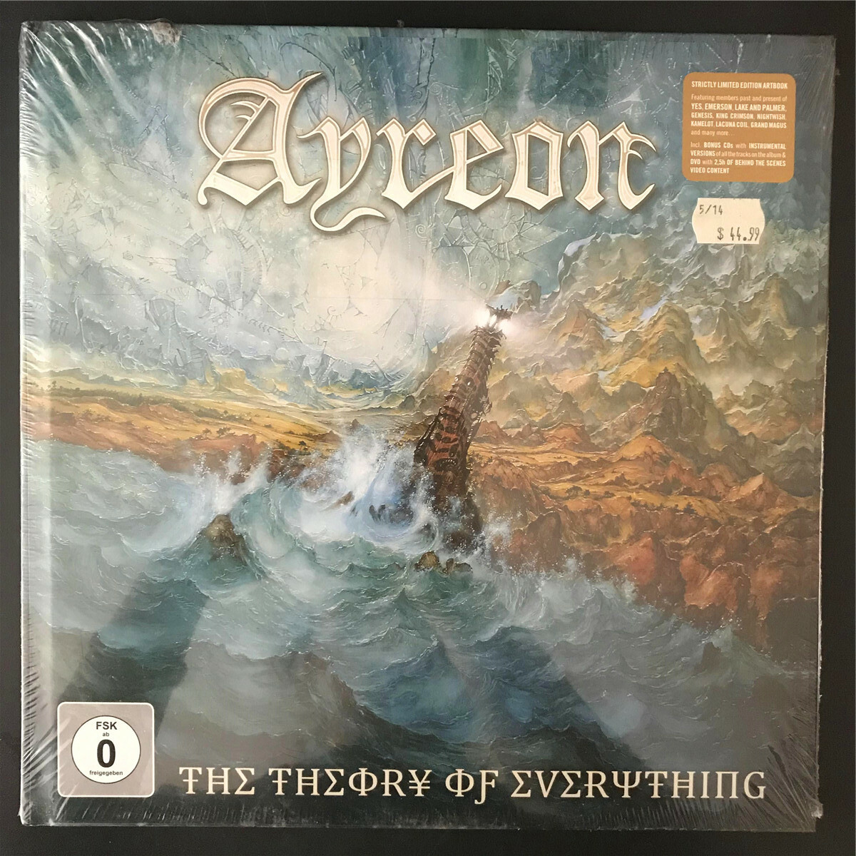 Ayreon – The Theory Of Everything DE 4CD+DVD Limited Artbook 