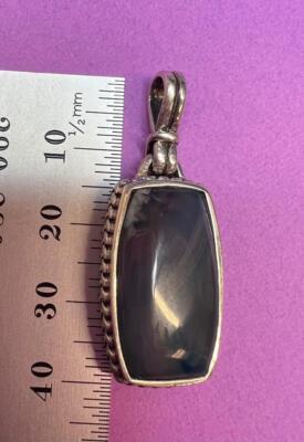 Vintage Barse Sterling Silver 925 Pendant Blue Stone