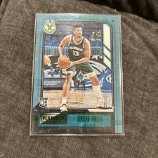 2020-21 Panini Chronicles Playbook #170 Jordan Nwora Green ROOKIE RC