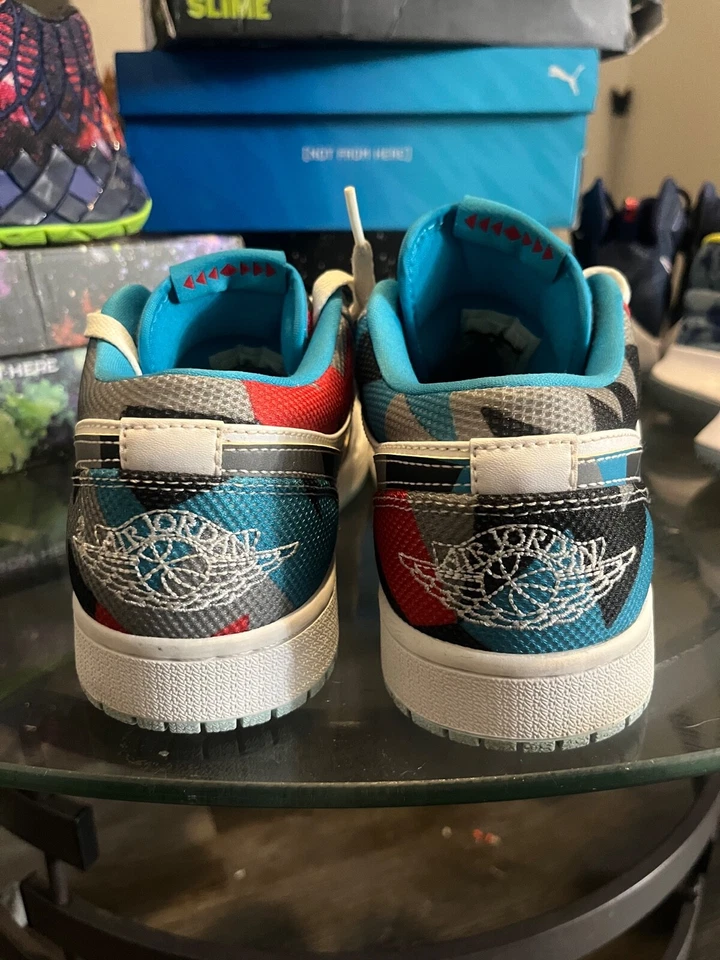 Size 9.5 - Air Jordan 1 Retro Low N7 - Image 4 of 4