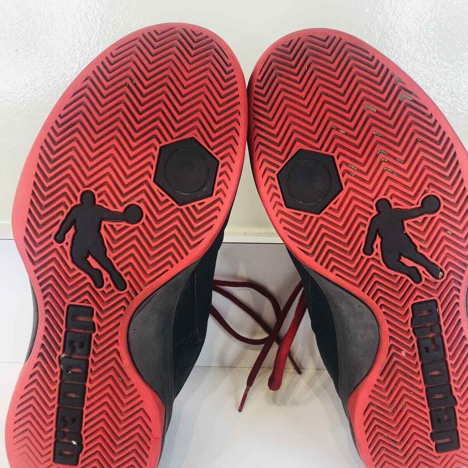 Qiaodan Men&rsquo;s Basketball Shoes Red and Black AM4320123