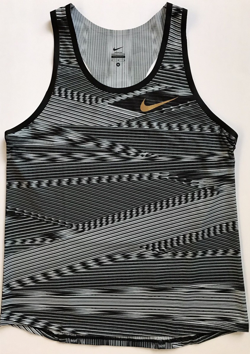 Nike 2020 Pro Elite Gold Medalist Womens Track Singlet Size XL