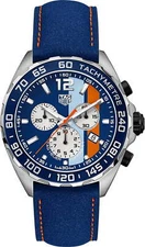 Tag Heuer Men's Formula 1 Gulf SE Quartz Chronograph 43mm Watch CAZ101N.FC8243