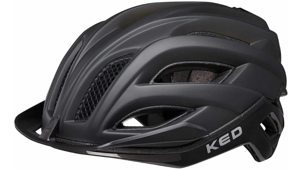 Rennradhelm Fahrradhelm KED Champion Visor Schwarz M 52 bis 57 cm - Bild 1 von 1