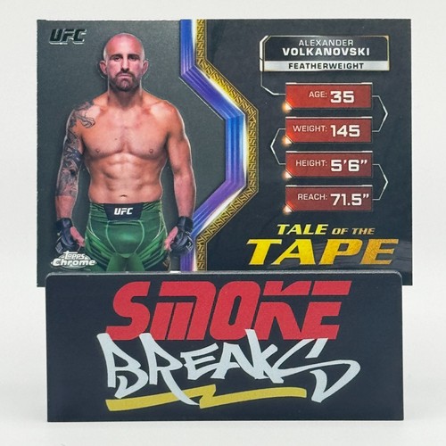 2024 Topps Chrome UFC Tale of the Tape Choose Pick Your Fighter Complete Set - Picture 8 of 31