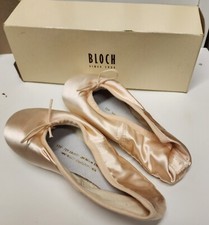 Bloch Hard Toe Childs Pink Ballet Slipper Size 3 1/2 C Leather Sole