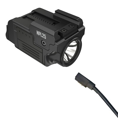Nitecore NPL25 900 Lumen Rechargeable Compact Rail Mount Flashlight
