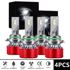 White For Chevy C10 C/K GMT400 Pickup Truck 1500 &2500 88-98 LED Headlight Bulbs