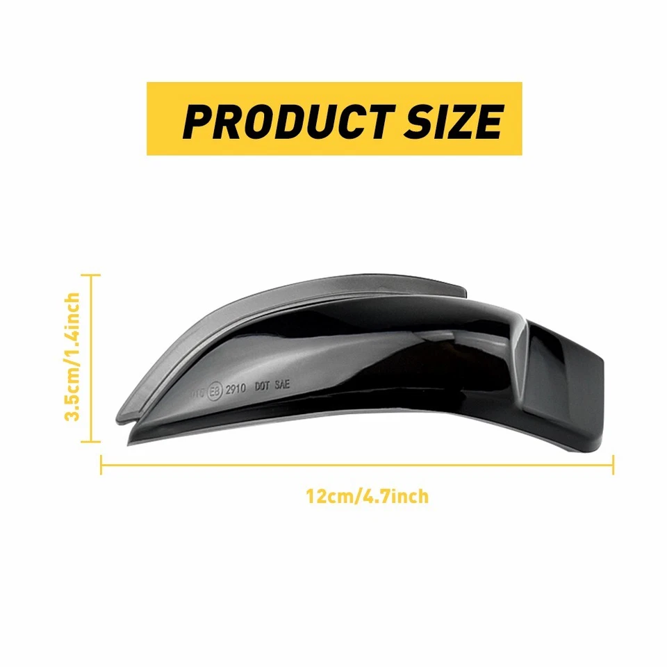 Luz de giro de señal de espejo lateral LED ámbar para Scion iM Toyota iM Corolla 2016-2018 Foto 2 de 4