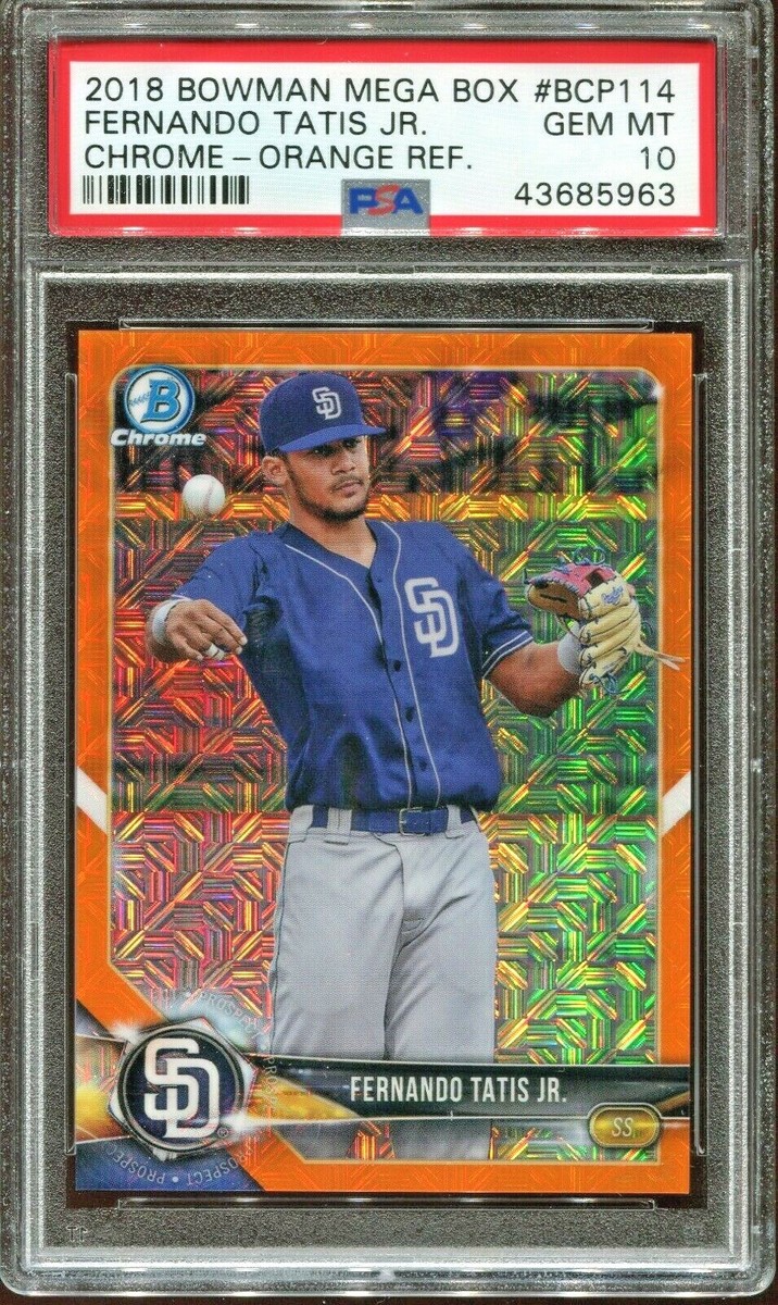 その他 2018 Bowman Fernando Tatis Jr. orange 25 FERNANDO TATIS Jr 2018 Bowman Chrome Orange Mega refractor