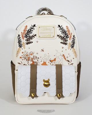 floral honeycomb mini backpack 🚦Loungefly Disney Winnie The Pooh Honeycomb Mini Backpack Exclusive - New!