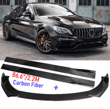 Spoilerschwert Frontspoiler +Seitenschweller Für Mercedes C Klasse C205 A205 AMG Spoilerschwert Frontspoiler +Seitenschweller Für Mercedes C Klasse C205 A205 AMG
