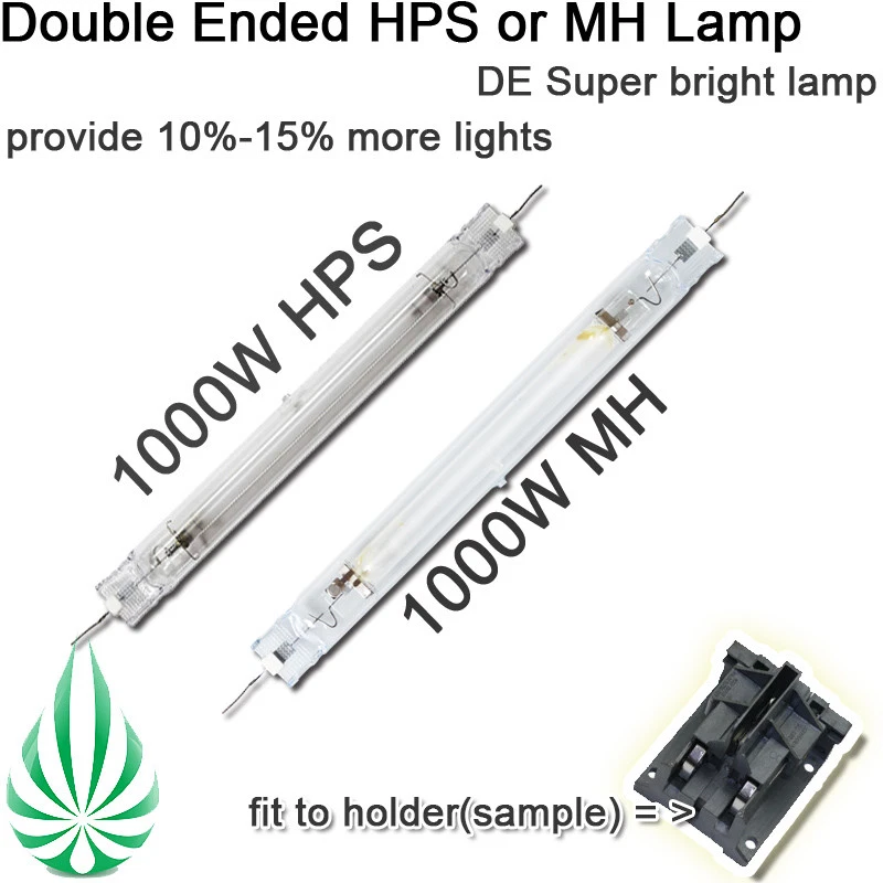 1000W Double Ended Grow Light Lamp HPS MH Super Bulb More Light More Harvest