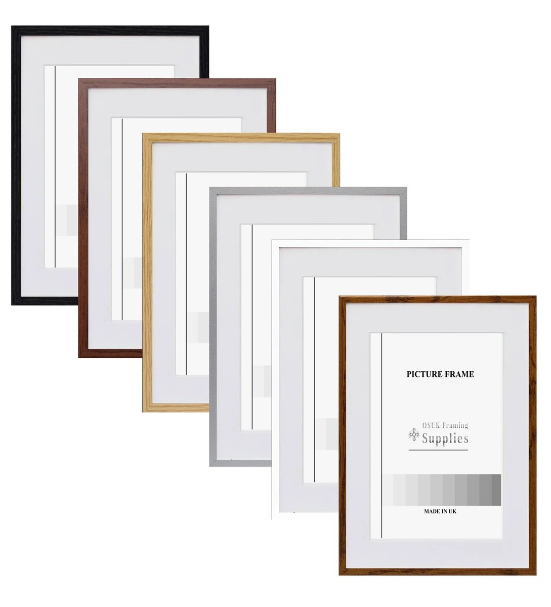 SILD White A2 Picture Frames With A3 Mounts,Solid Wood A2 For A3 Poster