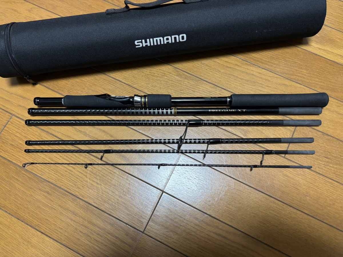 SHIMANO : FREE GAME XT - S96M, 6 piece, Spinning Travel Rod SHIMANO : FREE GAME XT - S96M, 6 piece, Spinning Travel Rod