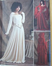 Renaissance style  BEAUTIFUL GOWN PATTERN misses 6-14 BRIDAL cosplay costume