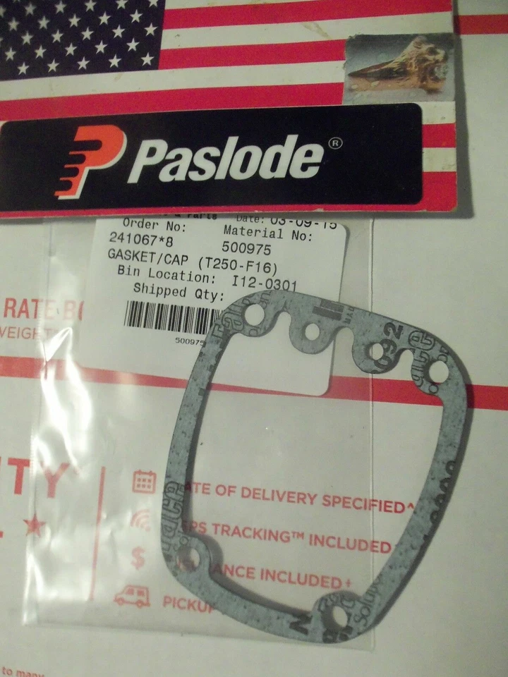 "Genuine" Paslode Part # 500975 GASKET/CAP (T250-F16)