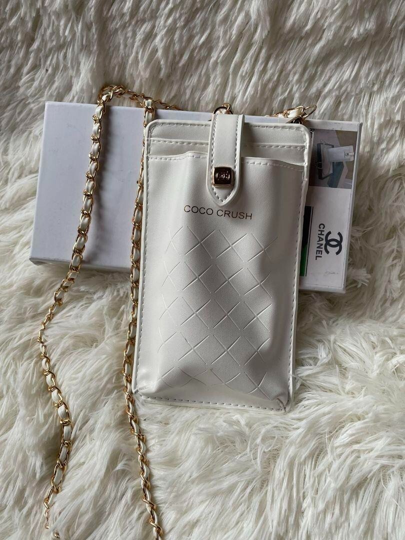 Chanel Coco Crush Novelty Smartphone Shoulder Case | Synthetic