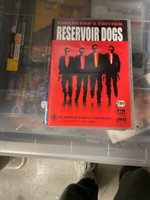 Reservoir Dogs Collectors Edition 2 Disc Set DVD 1991  Rated R18+  Region 4 t496