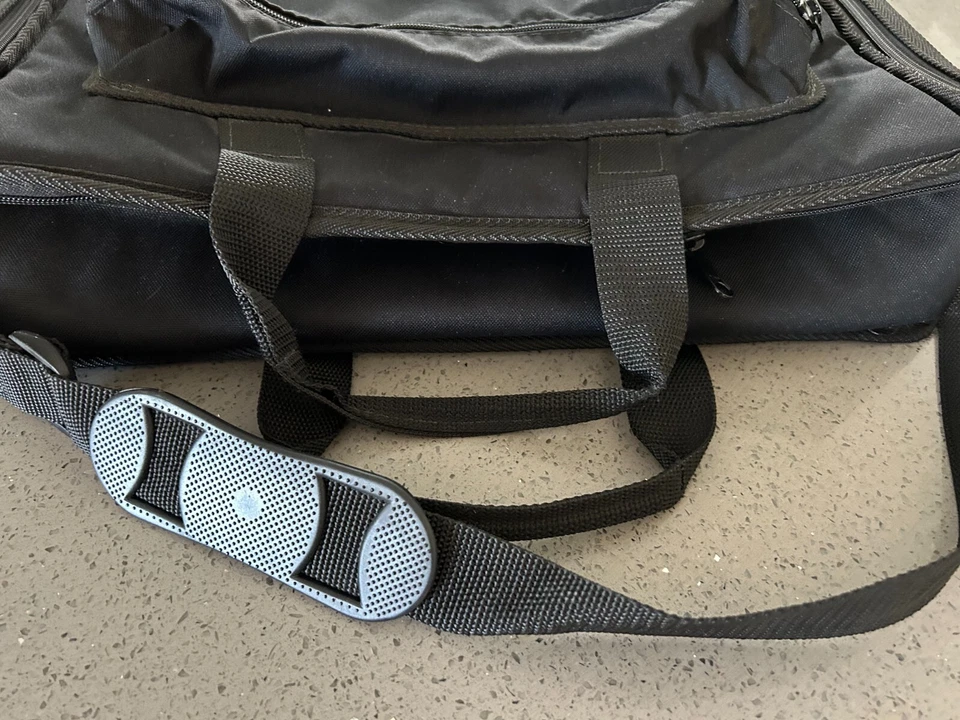 Carry Bag for Tascam TM-D1000 Black Storage Bag Strap Padded Velvet Interior - Image 4 of 4